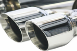 FlowTech #11543FLT (92-96) Corvette C4 2.5" 304SS Axle-Back Exhaust with 4" OD Tips