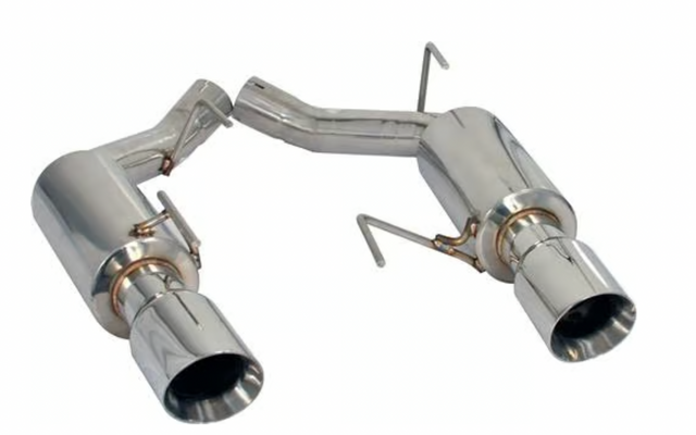 FlowTech #12136FLT (05-10) Mustang GT/GT500 2.5" 304SS Axle-Back Exhaust with 4" OD Tips