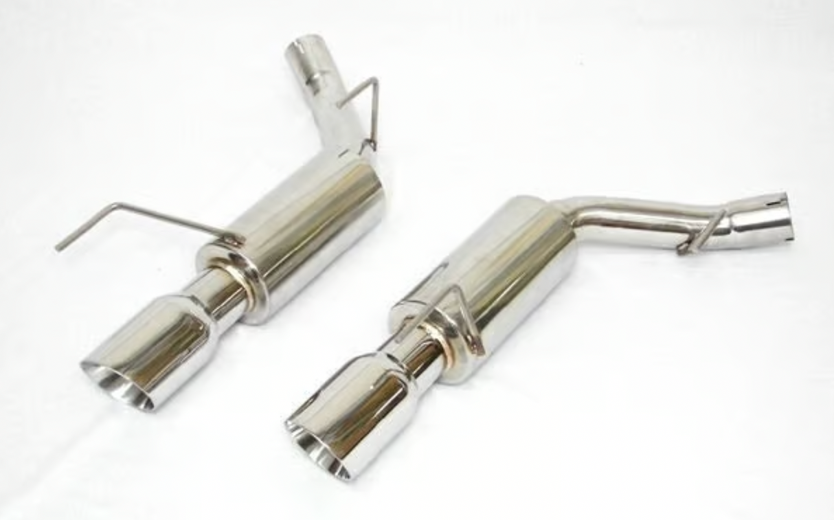 FlowTech #12136FLT (05-10) Mustang GT/GT500 2.5" 304SS Axle-Back Exhaust with 4" OD Tips
