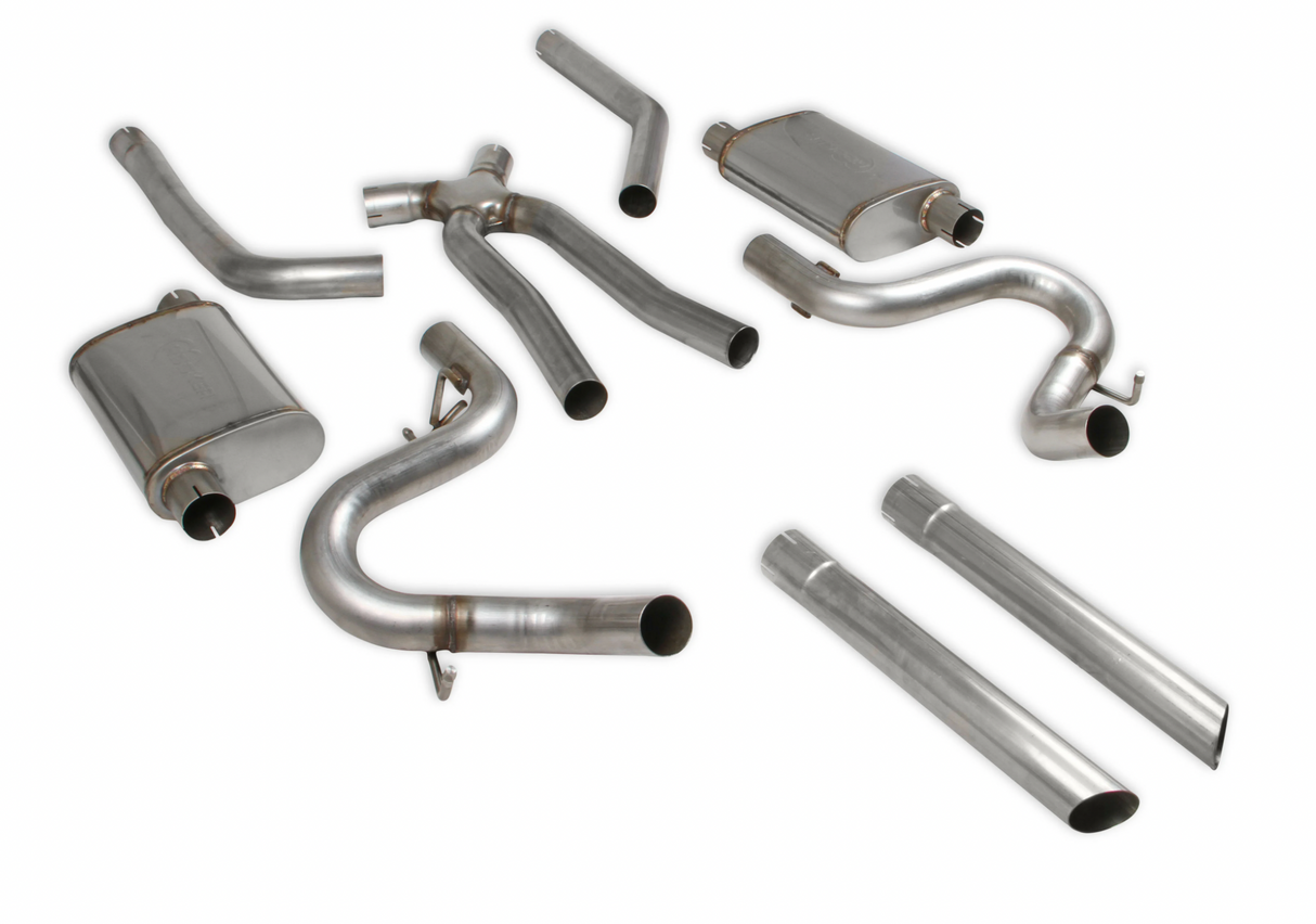 Hooker (78-87) GM G-Body LS Swap 2.5" 304SS Cat-Back Exhaust with Mufflers