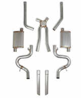 Hooker (78-87) GM G-Body LS Swap 2.5" 304SS Cat-Back Exhaust with Mufflers