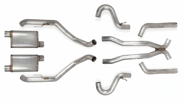 Hooker 705013111RHKR 64-67 GM A-BODY Cat-Back Exhaust with Mufflers

