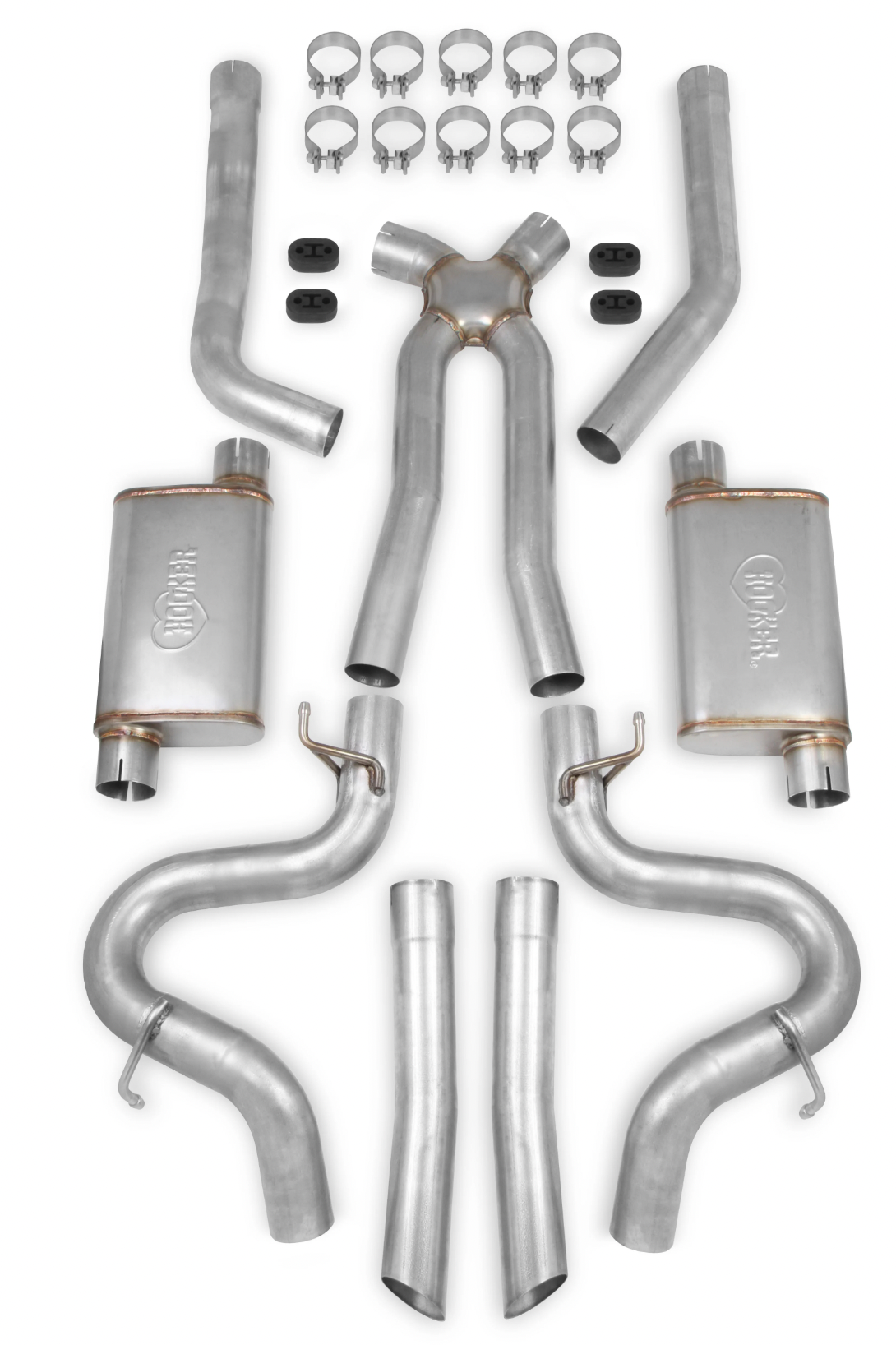 Hooker #70501364-RHKR 1978-1987 GM G-Body LS Swap Exhaust with Mufflers