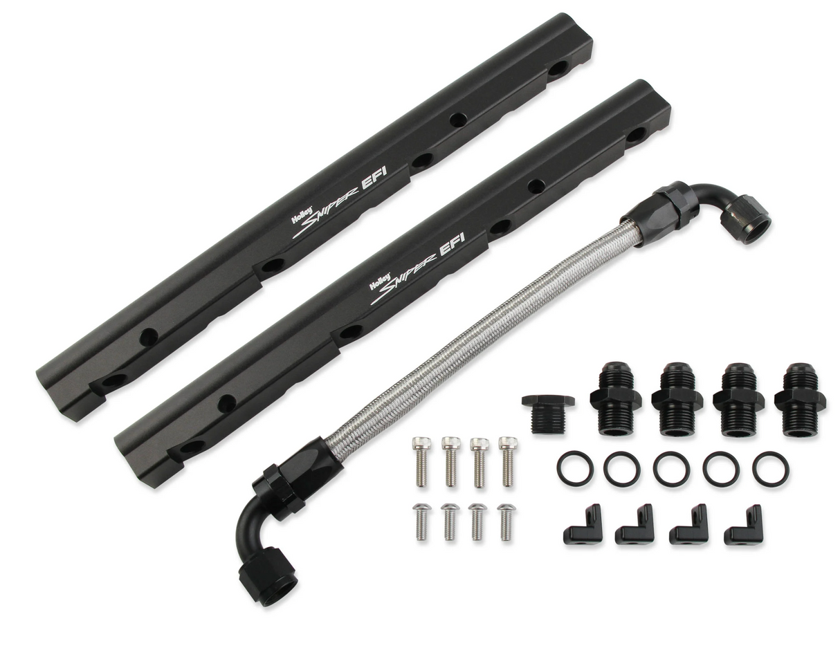 Holley Sniper® #850013 GM LS3 Fuel Rail Kit for LS3 Intake Manifolds