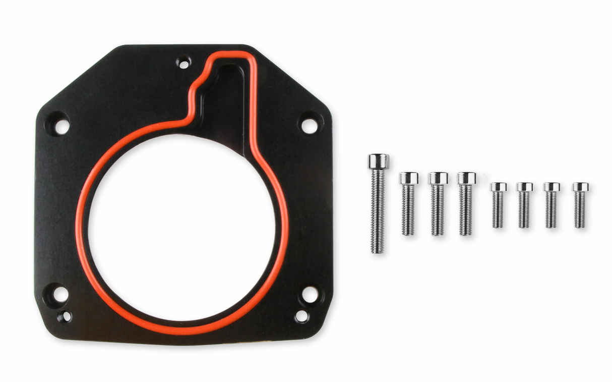 Holley® #860026 Sniper EFI Throttle Body Adapter Plate (3-bolt) 75mm TB to (4-bolt)