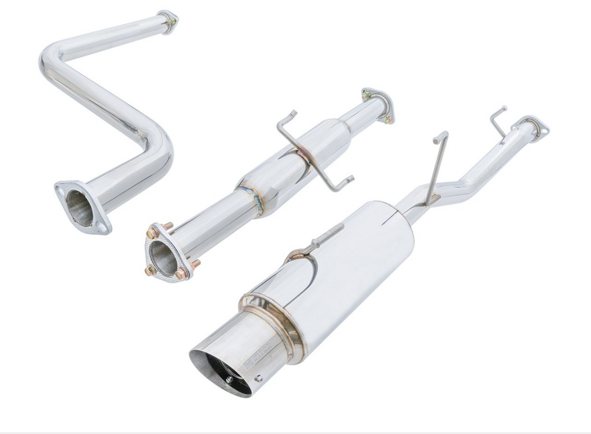 Megan Racing® (92-96) Honda Prelude Si 2.3L NA Type Cat-Back Exhaust with 4.5" OD Tip