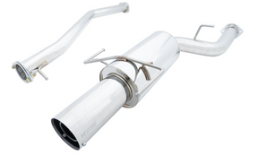 Megan Racing® (95-98) Nissan 240SX Turbo Type 304SS 2.5" Cat-Back Exhaust with 4" OD Tip