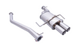 Megan Racing® (95-98) Nissan 240SX Type-2 304SS 2.5" Cat-Back Exhaust with 4" OD Tip