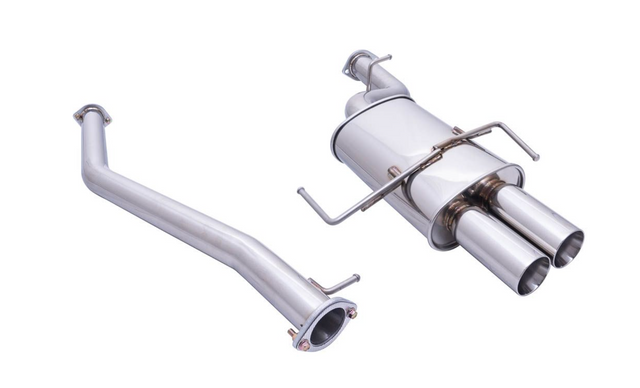 Megan Racing® (95-98) Nissan 240SX Type-2 304SS 2.5" Cat-Back Exhaust with 4" OD Tip