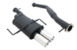 Megan Racing® (95-98) Nissan 240SX Black Series 304SS 2.5" Cat-Back Exhaust with 4" OD Tips