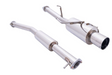 Megan Racing® (95-98) Nissan 240SX Turbo Type 304SS 2.5" Cat-Back Exhaust with 4.5" OD Tip