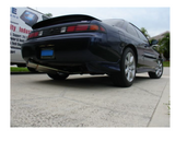 Megan Racing® (95-98) Nissan 240SX Turbo Type 304SS 2.5" Cat-Back Exhaust with 4.5" OD Tip