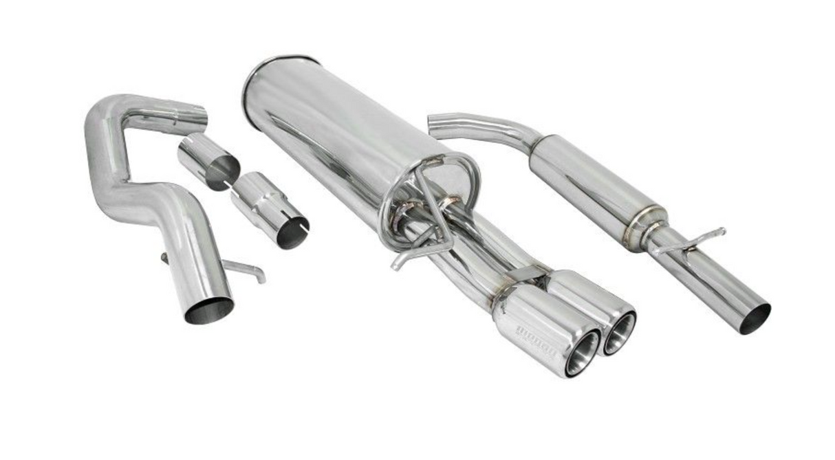 Megan Racing® (03-05) Volkswagen Golf/GTI Turbo Type 304SS 2.5" Cat-Back Exhasut with 3" OD Tips