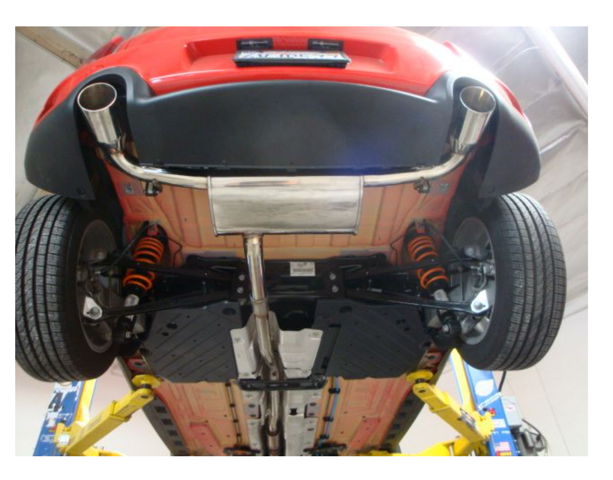 Megan Racing® (11-16) Mini Countryman R60 304SS 2.5" Axle-Back Exhaust with 4" Polished Tips