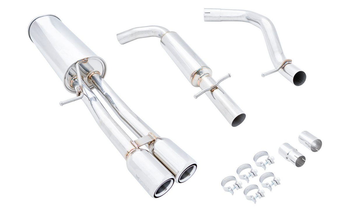 Megan Racing® (99-01) Volkswagen Jetta Turbo Type 304SS 2.5" Cat-Back Exhaust with 3" OD Tips