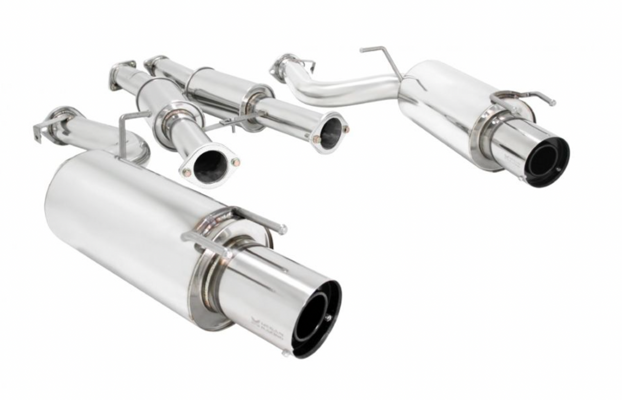 Megan Racing® (90-96) Nissan 300ZX Z32 Turbo Type Axle-Back Exhaust with 4.5" OD Tips