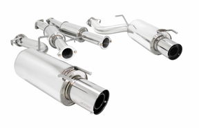 Megan Racing® (90-96) Nissan 300ZX Z32 Turbo Type Axle-Back Exhaust with 4.5" OD Tips