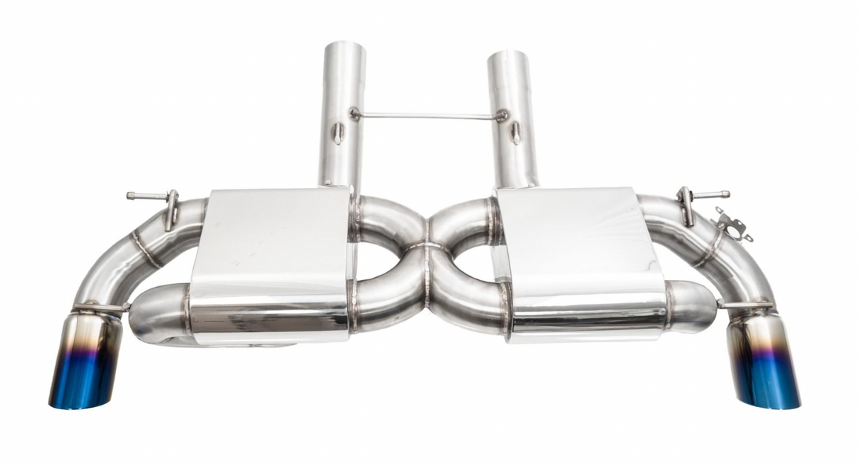 Megan Racing® (19-25) Toyota GR Supra Axle-Back Exhaust with 4.5" OD Burnt Tips