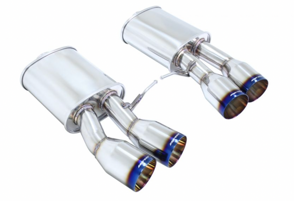 Megan Racing® BMW M6 F06 Gran Coupe/F13 M6 Coupe Axle-Back Exhaust with 4" OD Burnt Tips