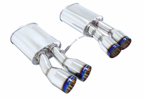 Megan Racing® BMW M6 F06 Gran Coupe/F13 M6 Coupe Axle-Back Exhaust with 4" OD Burnt Tips
