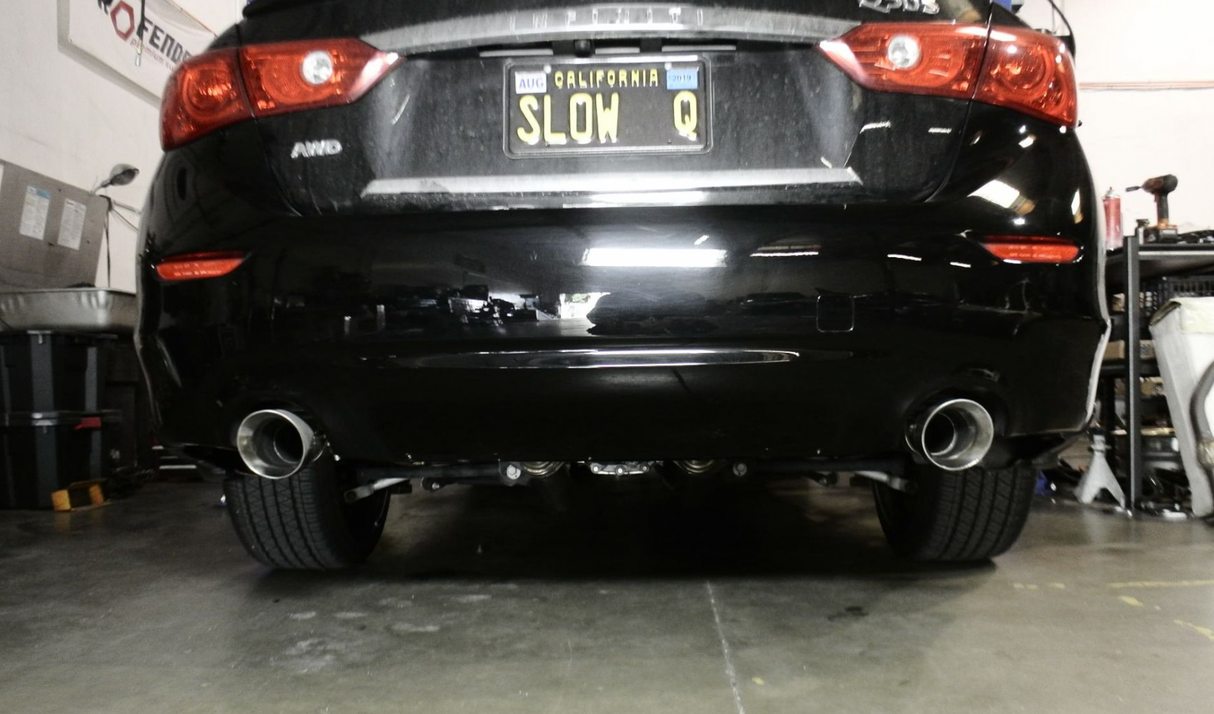 Megan Racing® (16+) Infiniti Q50 304SS 3" Cat-Back Exhaust with 4" OD Tips