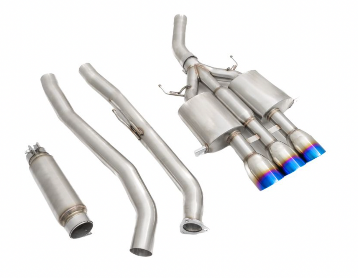 Megan Racing® (17-21) Honda Civic Type-R 304SS 3" Cat-Back Exhaust with 4" OD Burnt Tips