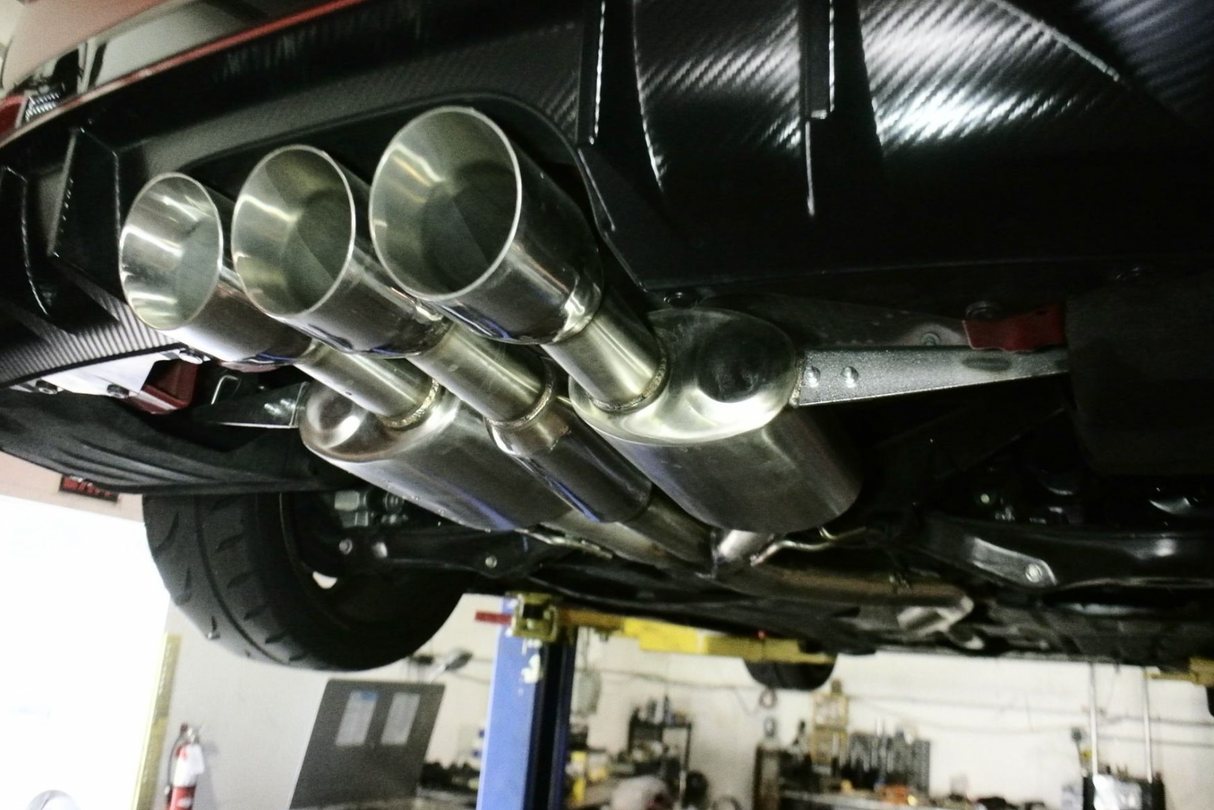 Megan Racing® (17-21) Honda Civic Type-R 304SS 3" Cat-Back Exhaust with 4" OD Burnt Tips