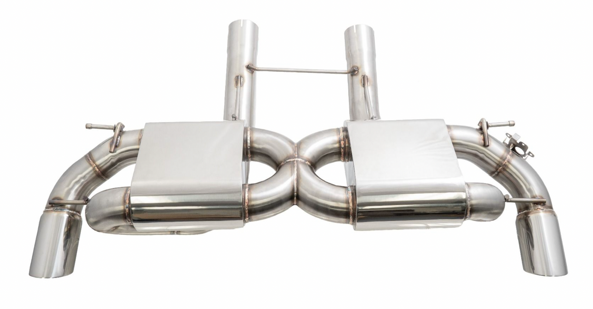 Megan Racing® (19-25) Toyota GR Supra B58B30 304SS 2.5" Axle-Back Exhaust with 4" OD Brushed Tips