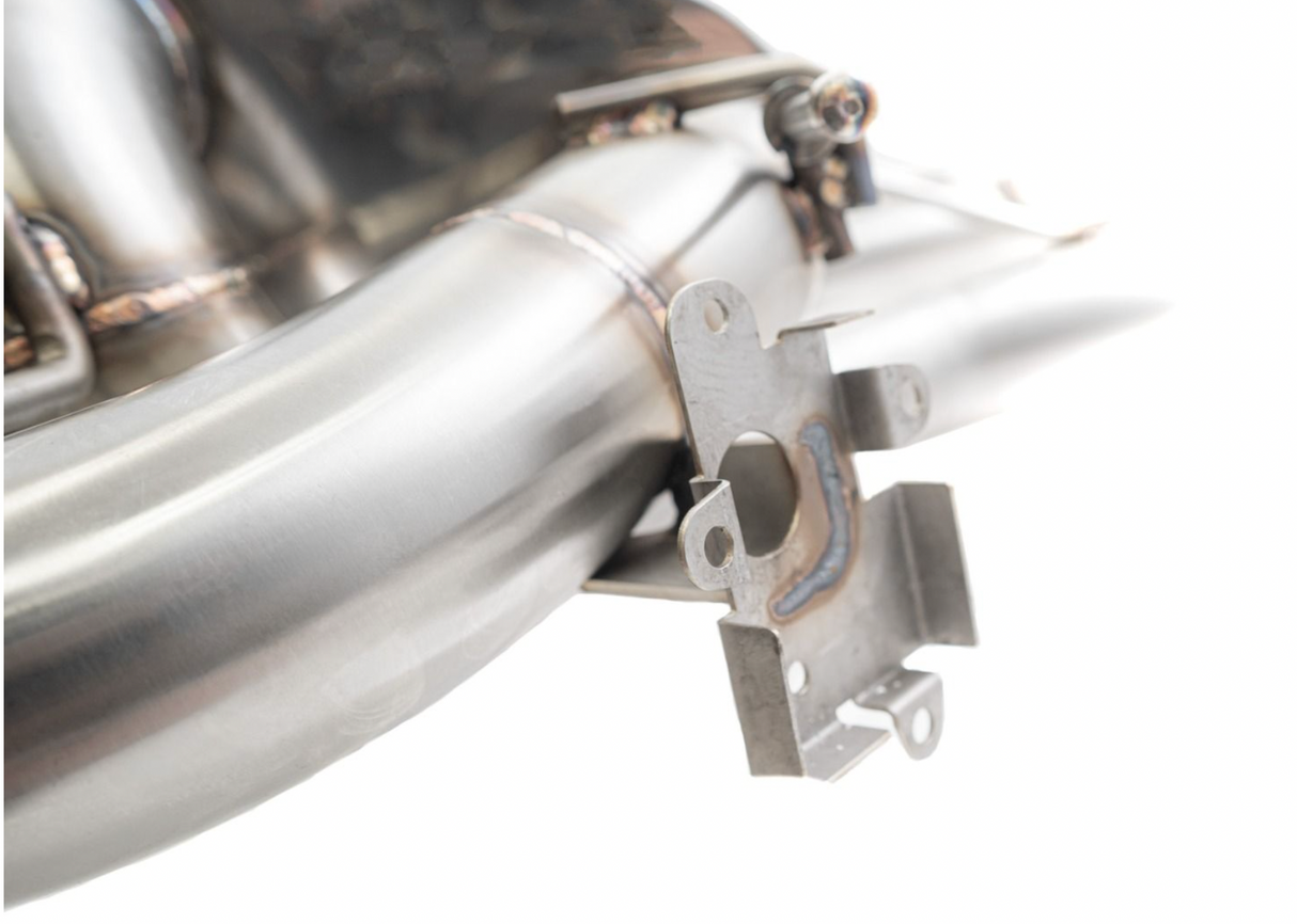 Megan Racing® (19-25) Toyota GR Supra B58B30 304SS 2.5" Axle-Back Exhaust with 4" OD Brushed Tips