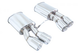 Megan Racing® BMW M6 F06/F13 304SS 2.5" Supremo Axle-Back Exhaust with Quad 4" OD Tips
