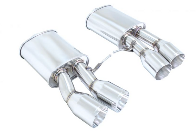 Megan Racing® BMW M6 F06/F13 304SS 2.5" Supremo Axle-Back Exhaust with Quad 4" OD Tips