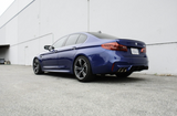 Megan Racing® (18-23) BMW M5 F90 304SS 2.5" Supremo Axle-Back Exhaust with 4" OD Polished Tips