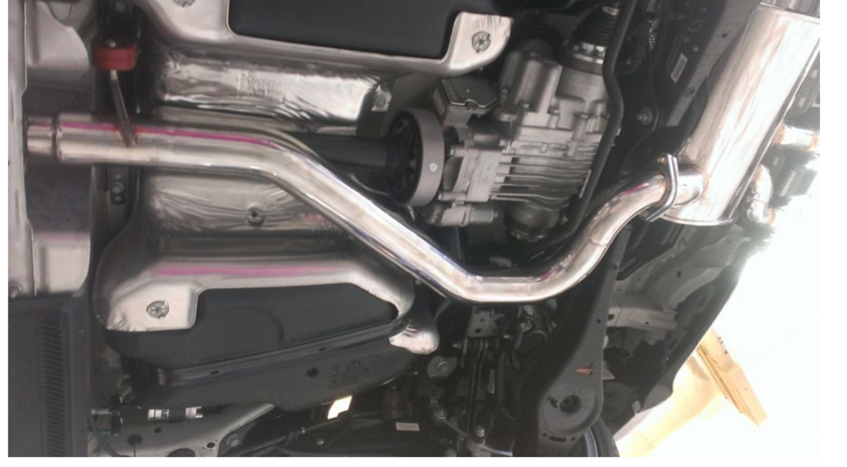 Megan Racing® (12-14) Volkswagen Golf R 304SS 3" Turbo Type Cat-Back Exhaust with 4" OD Burnt Tips