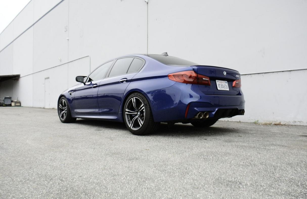 Megan Racing® BMW M5 F90 304SS 2.5" Supremo Axle-Back Exhaust with 4" OD Burnt Tips