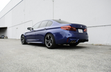 Megan Racing® BMW M5 F90 304SS 2.5" Supremo Axle-Back Exhaust with 4" OD Burnt Tips