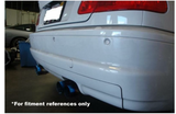 Megan Racing® (01-06) BMW M3 E46 304SS 2.5" Supremo Axle-Back Exhaust with Quad 4" OD Burnt Tips
