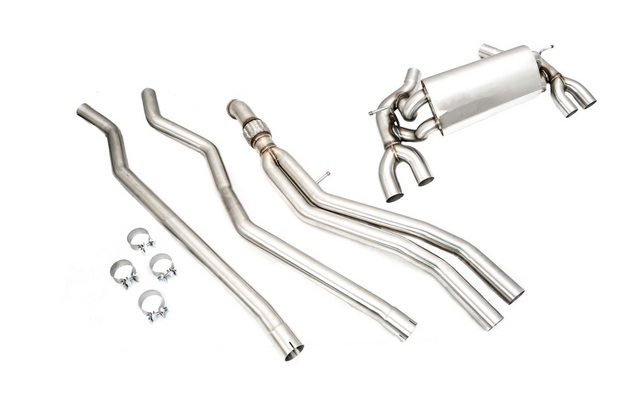 Megan Racing® (16-18) BMW M2 F87 N55B30 304SS 3" Cat-Back Exhaust System