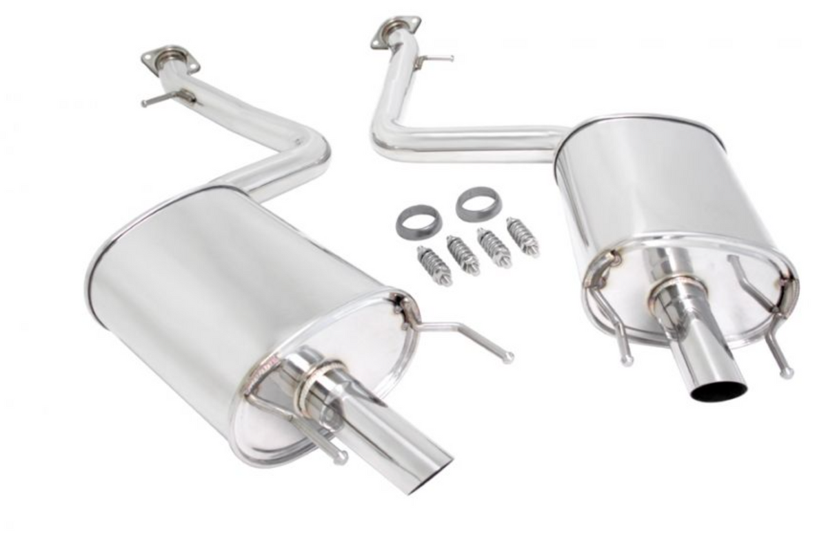 Megan Racing® (12-20) Lexus GS 350 RWD 304SS 2.5" Axle-Back Exhaust wihout Tips