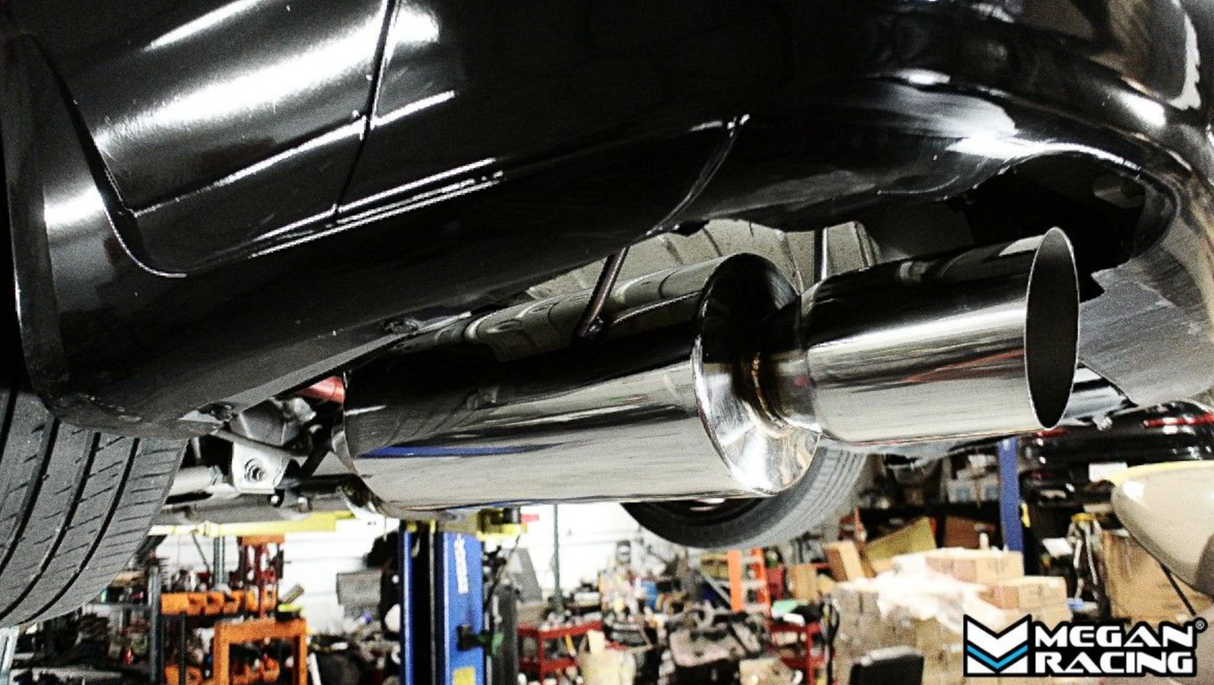 Megan Racing® (03-06) Infiniti G35 Drift Spec Cat-Back Exhaust with 4" OD Burnt Tip