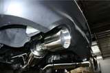 Megan Racing® Infiniti G37/Q60 Coupe VQ37 Dual Canister Axle-Back Exhaust with 4" OD Burnt Tips
