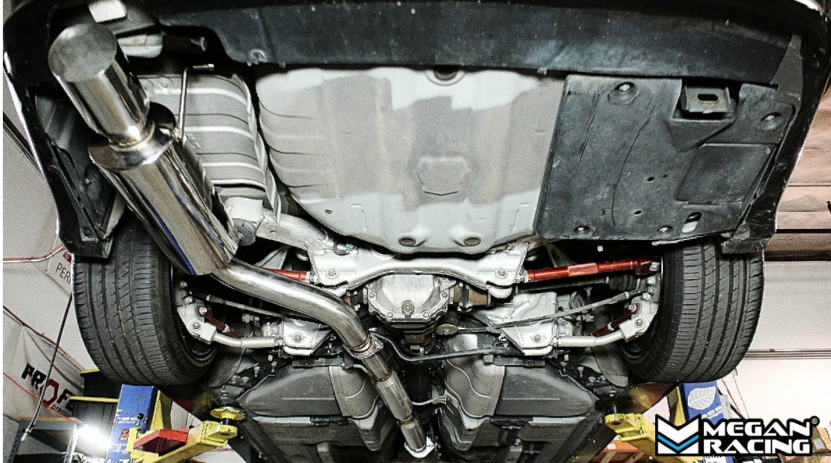 Megan Racing® (03-06) Infiniti G35 Sedan Drift Spec 304SS 3" Cat-Back Exhaust with 4" OD Tip