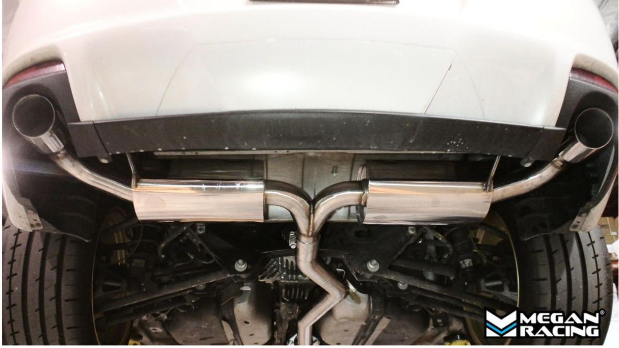 Megan Racing 08-13 Mazda RX-8 1.8L Cat-Back Exhaust with 4" OD Burnt T…

