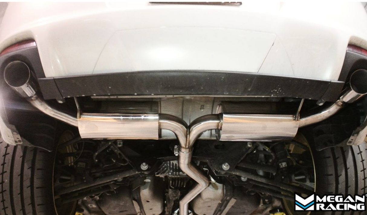 Megan Racing® (08-13) Mazda RX-8 304SS 3" Cat-Back Exhaust with 4" OD Polished Tips