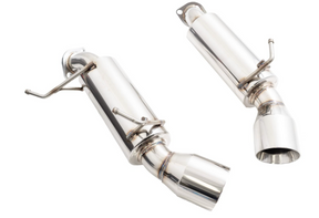 Megan Racing® (08-15) Infiniti G37/Q60 Coupe 304SS 2.5" Dual Canister Axle-Back Exhuast with 4" OD Polished Tips
