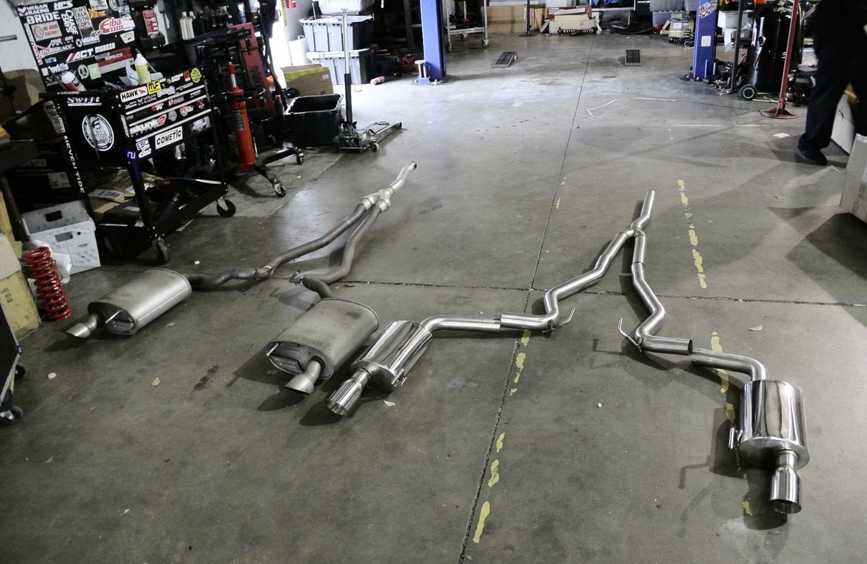 Megan Racing® (15-17) Mustang EcoBoost 304SS 3" Cat-back Exhaust with 4" OD Tips