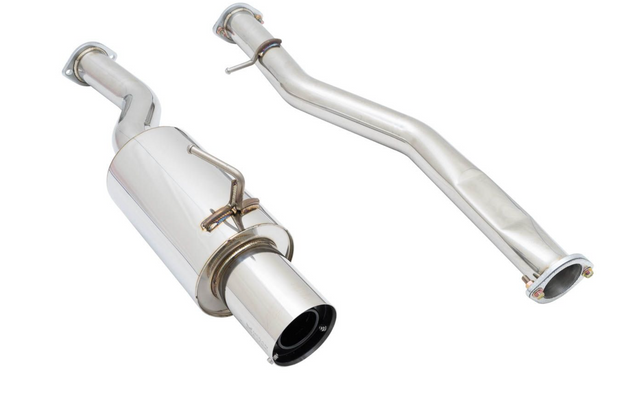 Megan Racing® (03-07) Infiniti G35 Drift Spec Cat-Back Exhaust with 4.5" OD Polished Tip