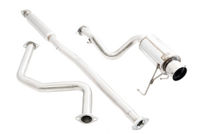 Megan Racing® (96-00) Honda Civic Hatchback Drift Spec 304SS 3" Cat-Back Exhaust with 4.5" OD Tip