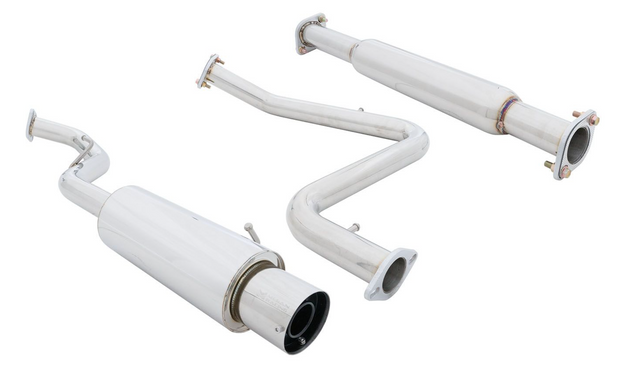 Megan Racing® (99-02) Mitsubishi Galant 2.4L 304SS 3" Drift Spec Cat-Back Exhaust with 4.5" OD Polished Tip