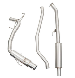 Megan Racing® (22-25) Honda Civic FE1/FE2/FE4 Drift Spec Cat-Back Exhaust with 4" OD Polished Tip