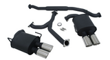 Megan Racing® (11-14) Subaru Impreza WRX 304SS 3" Black Series Cat-Back Exhaust with Quad 4" OD Tips